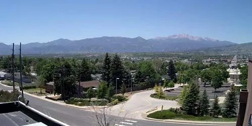 Panorámica desde arriba, vista de Rampart Range Cámara web