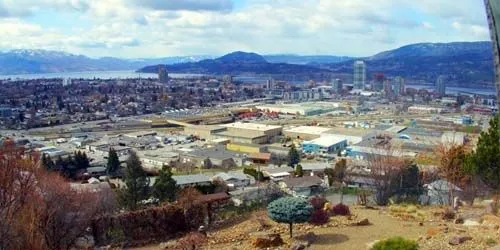 Kelowna Panorama desde arriba Cámara web