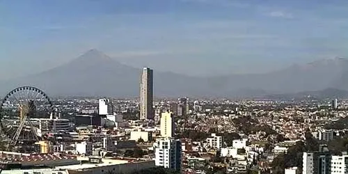 Puebla of Zaragoza Panorama from above webcam