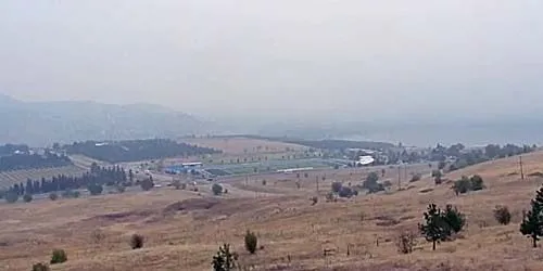 Panorama from height, Allan Brooks Nature Center webcam - Vernon