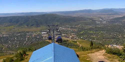 Panorama desde la montaña Cámara web