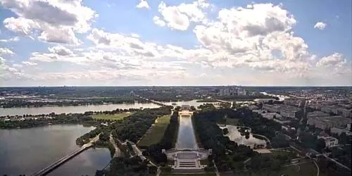 Lincoln Memorial Reflecting Pool, West Potomac Park webcam