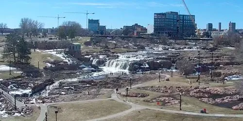 Parc des chutes, ruines du moulin Queen Bee webcam