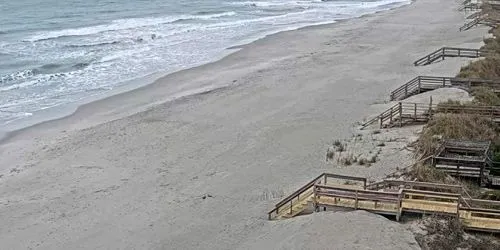 Playas en la costa de la isla de Pawleys webcam