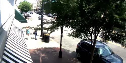 Pedestrians in the city center webcam - Savannah