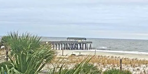 Fishing pier on the Atlantic coast webcam