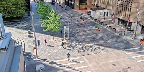 16th Street Mall - Place de la République webcam - Denver