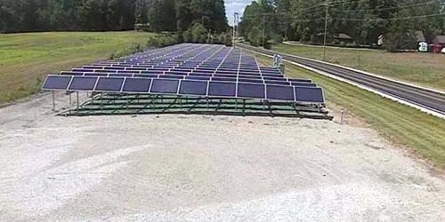 Solar power station webcam