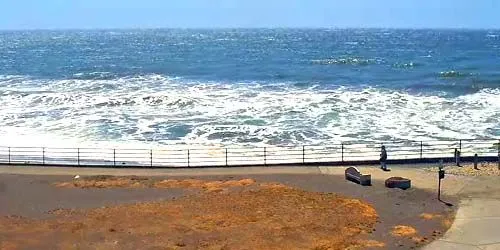 Sharp Park beach promenade webcam