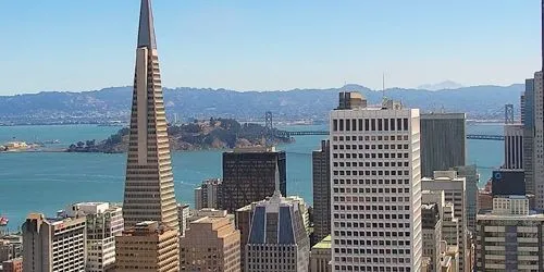 Pyramide Transamerica, île de Yerba Buena Caméra web