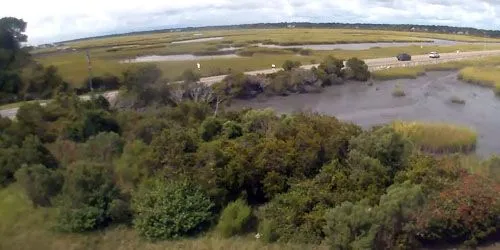 Road to Sunset Beach Seashore webcam - Wilmington