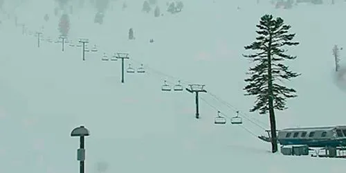 Ski slope at Mt. Rose - Ski Tahoe Webcam