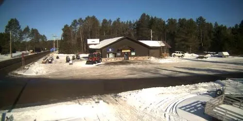 Estación de alquiler de motos de nieve Cámara web