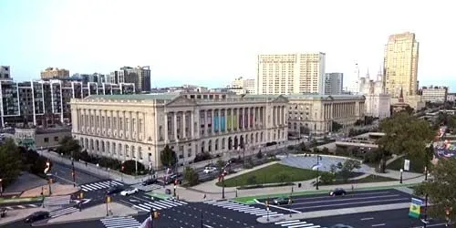 Logan Square, biblioteca central de Parkway Cámara web