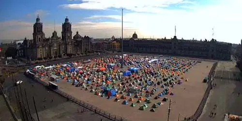 Plaza de la Constitución webcam - La Ciudad de México