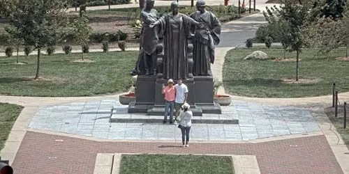 Statue Alma Mater Caméra web