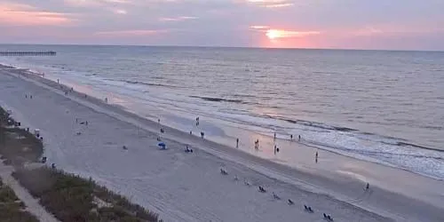 Amaneceres, costa con playas de arena webcam - Myrtle Beach