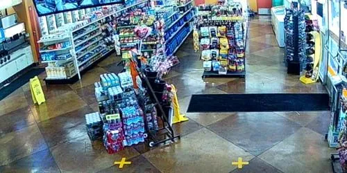 Food supermarket webcam