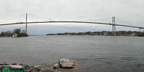 Thousand Island Bridge - Alexandria Bay webcam - Watertown