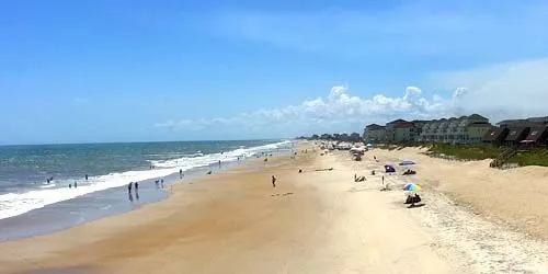 Plage de North Topsail Caméra web