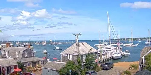 amarrage avec yachts sur l’île Martha’s Vineyard Caméra web