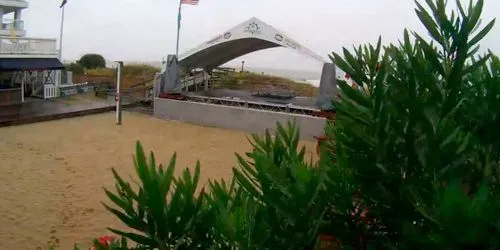 Cancha de voleibol en la costa de la Isla de las Palmas Cámara web