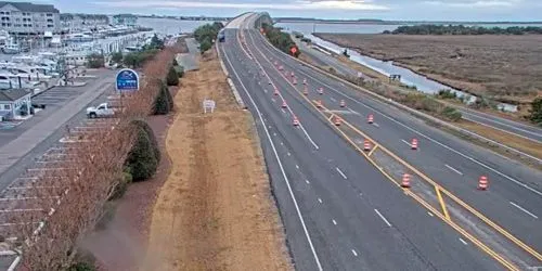 Washington Baum Bridge webcam - Nags Head