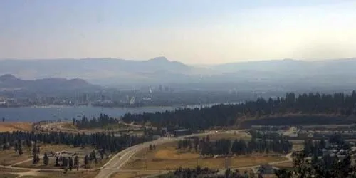 West Kelowna - Panorama from height webcam - Kelowna