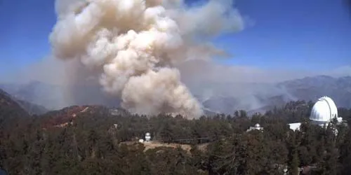 Mount Wilson, view of the observatory webcam